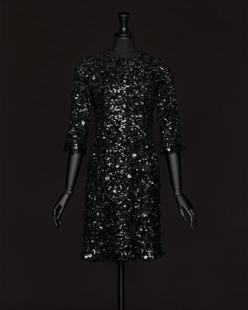 Balenciaga historische glitterjurk
