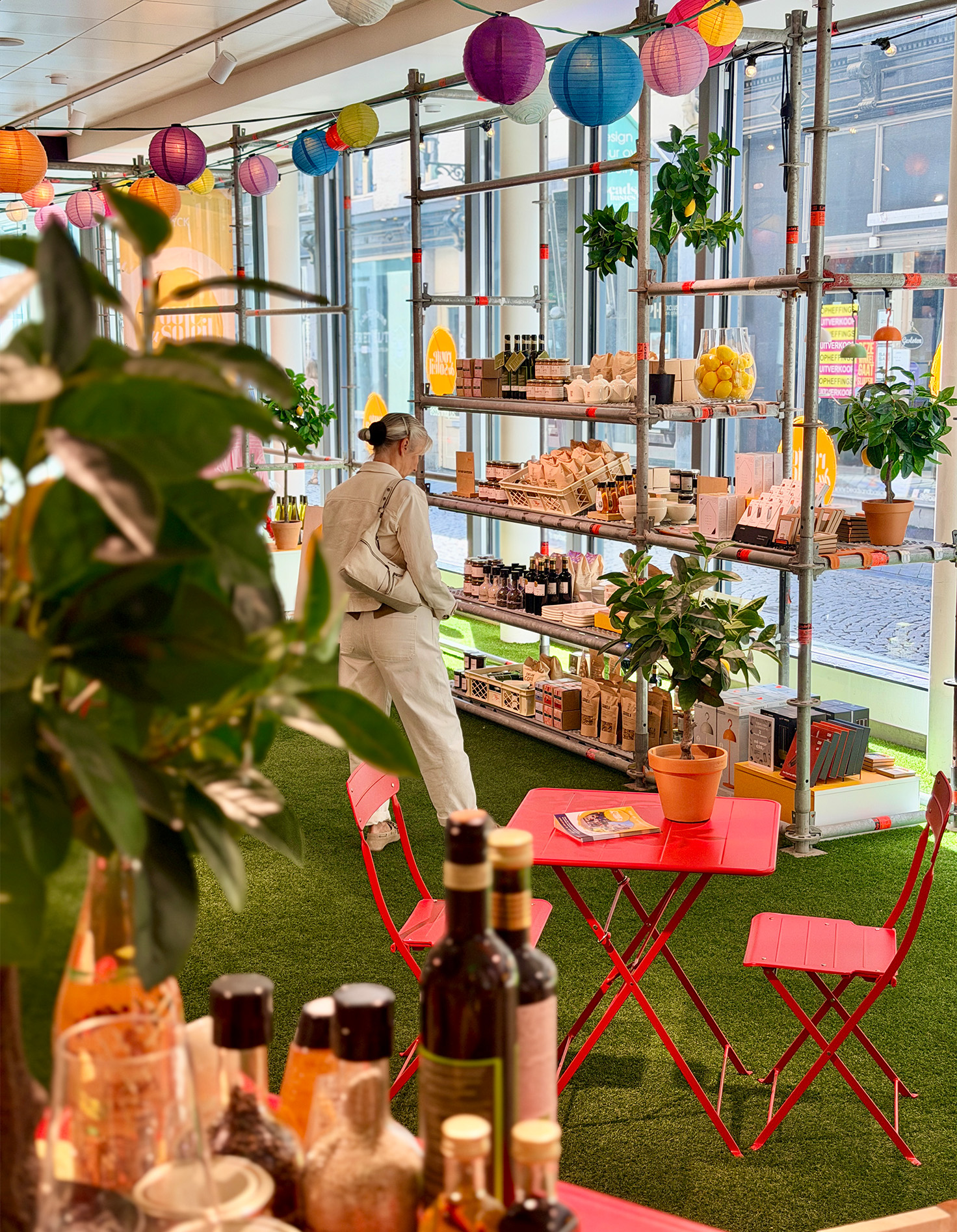Lokale producten in de Bijenkorf winkel