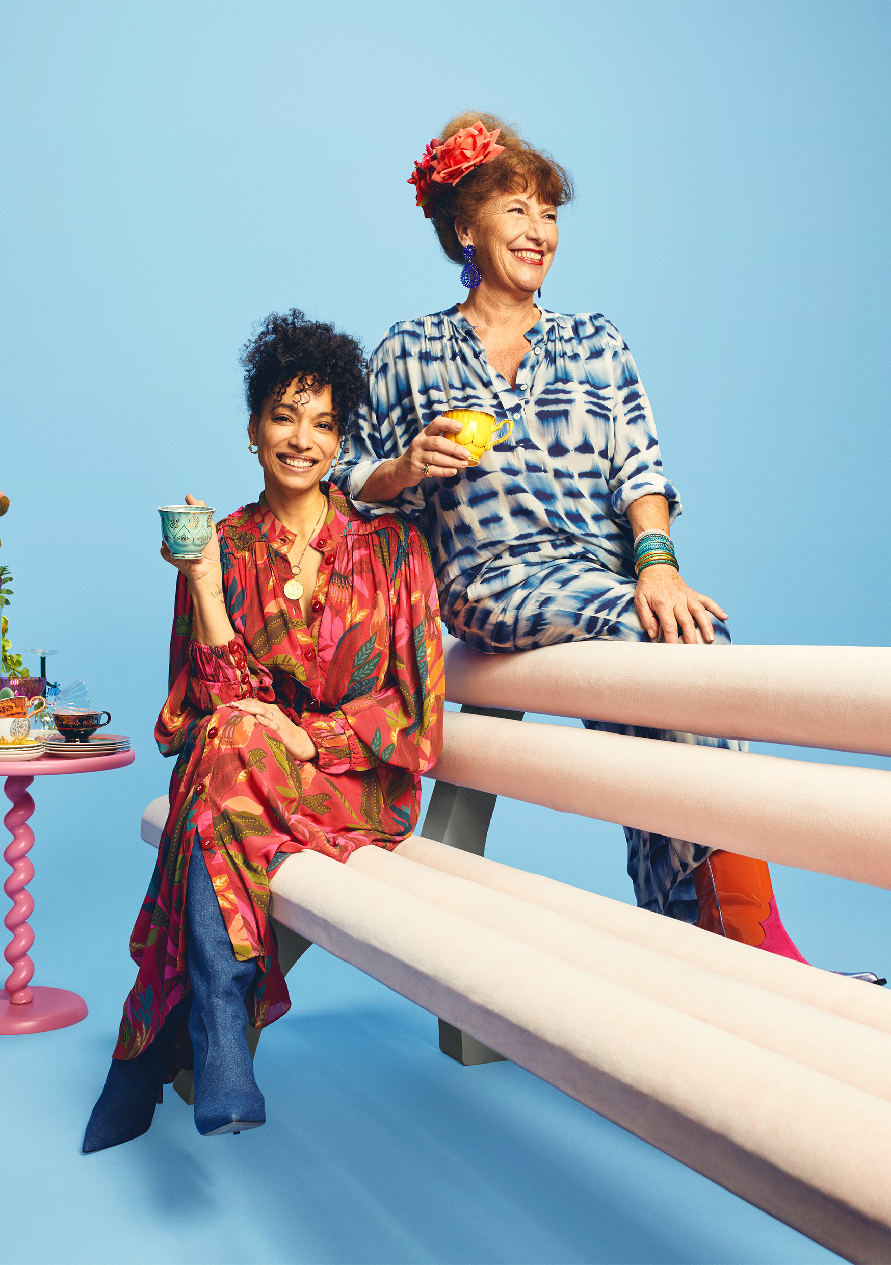 Stylist Oona met Debbie de Jongh