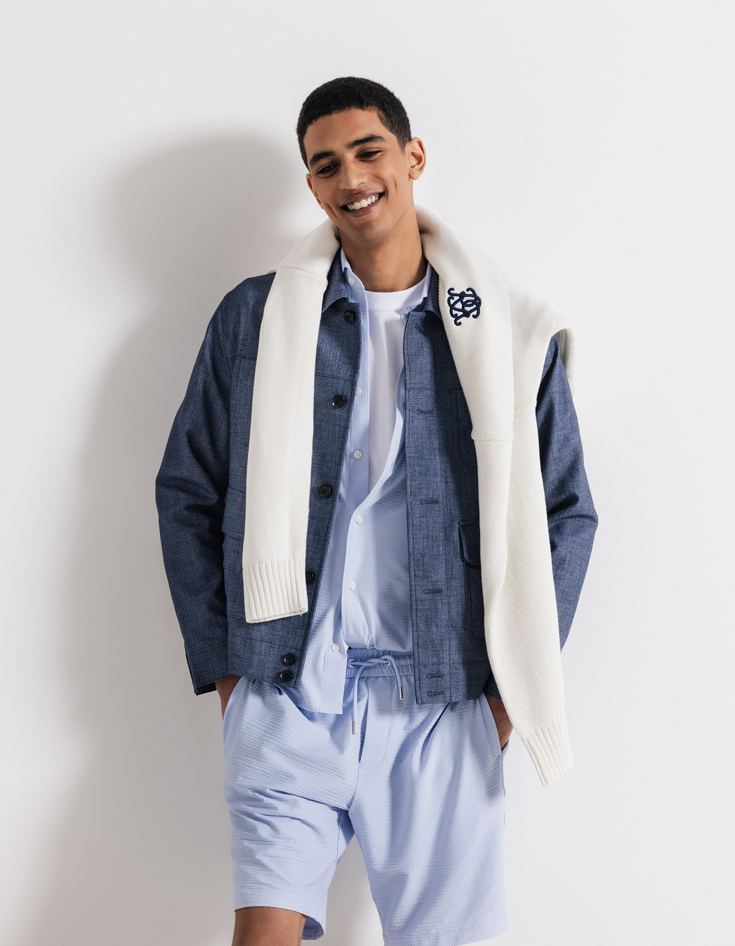 Blauwe co-ord van Reiss