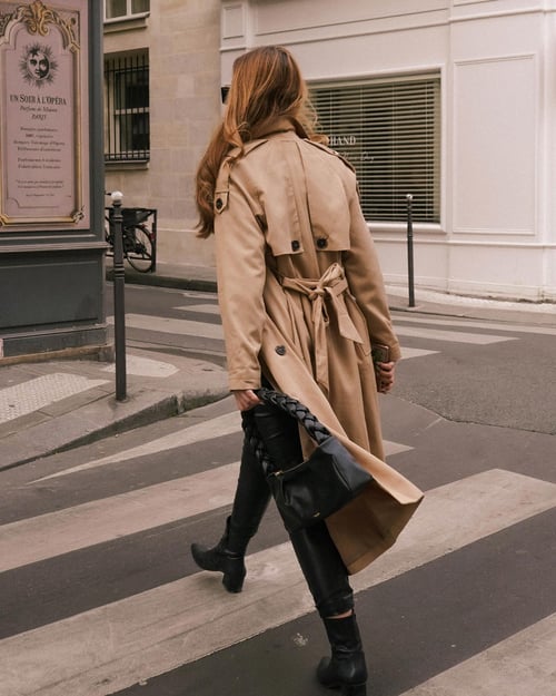 beige manteljas dames