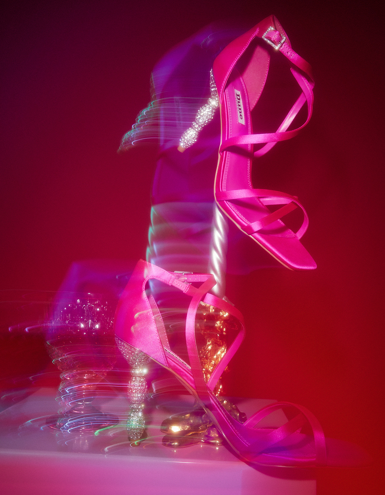 Fel roze hakken