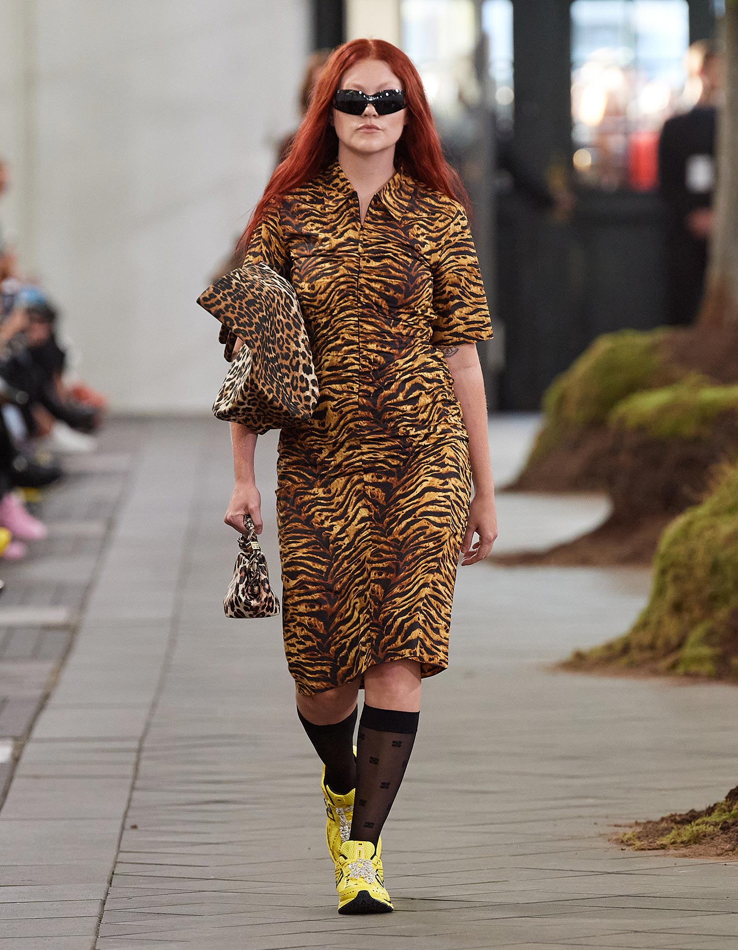 jurk met dierenprint