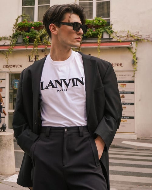 mannen streetstyle look parijs