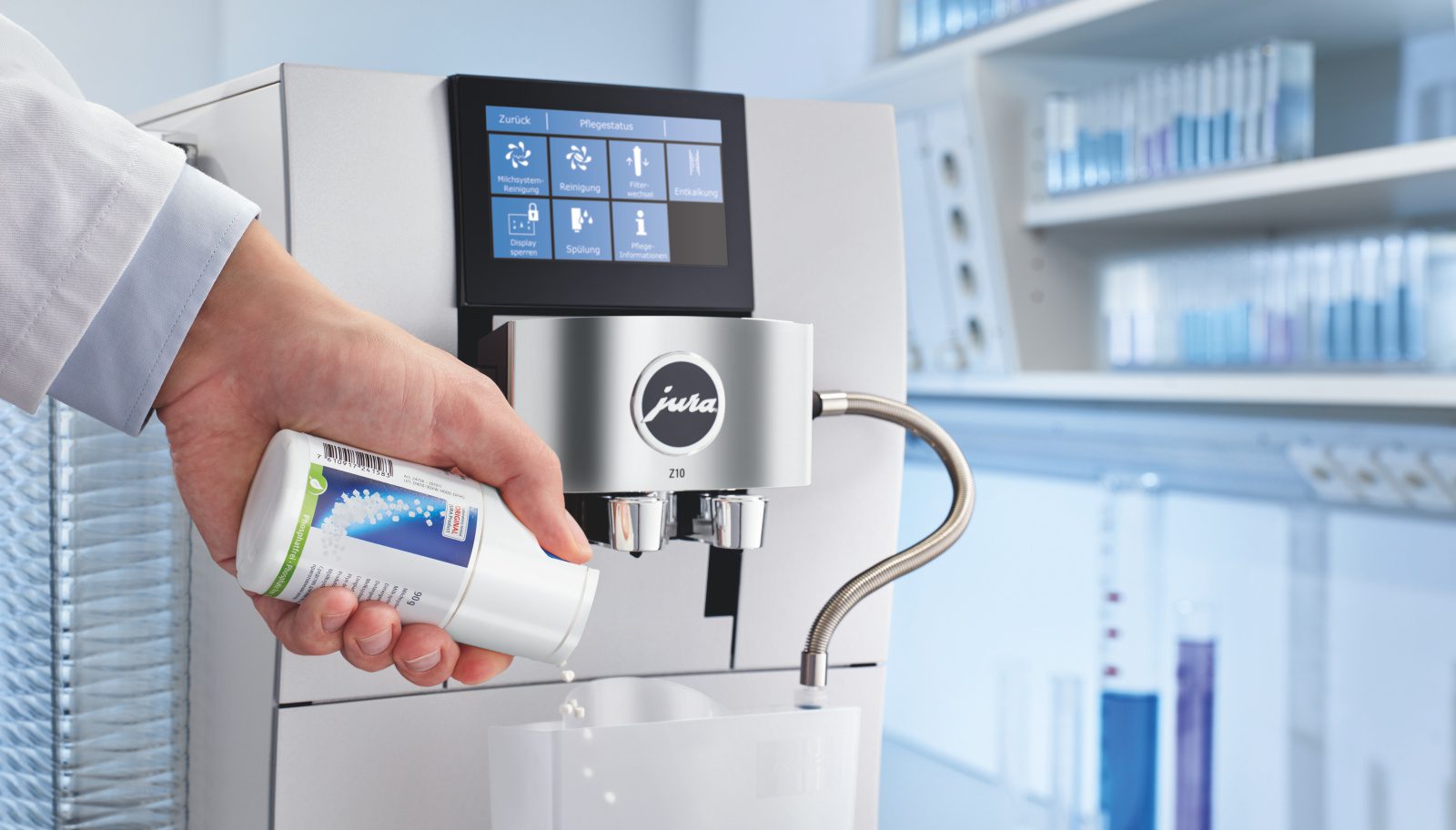 JURA koffiemachine in onderhoud