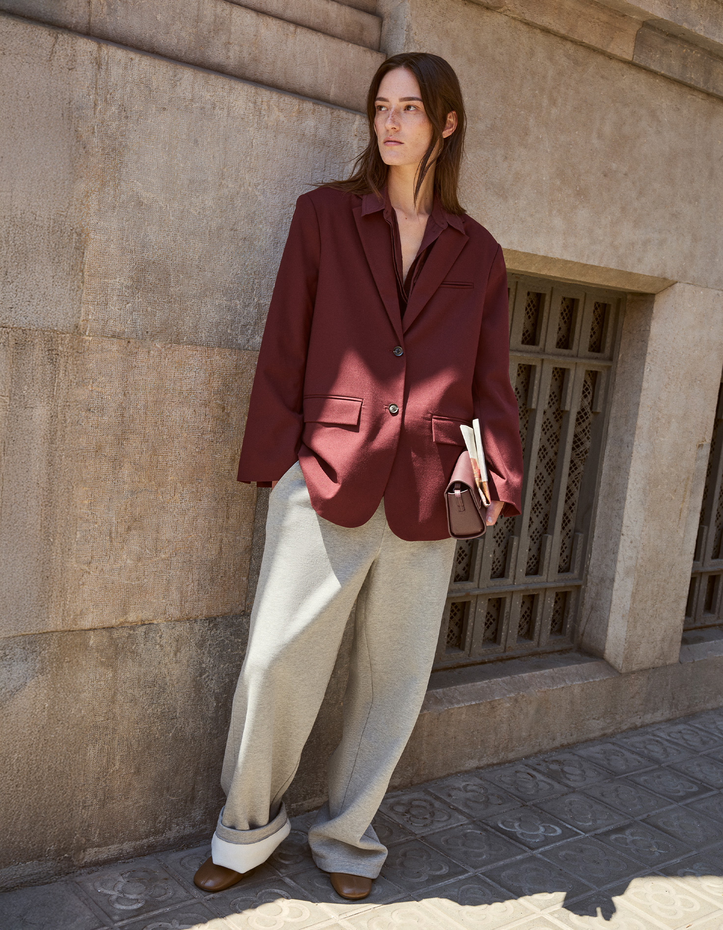 bordeaux blazer bijenkorf