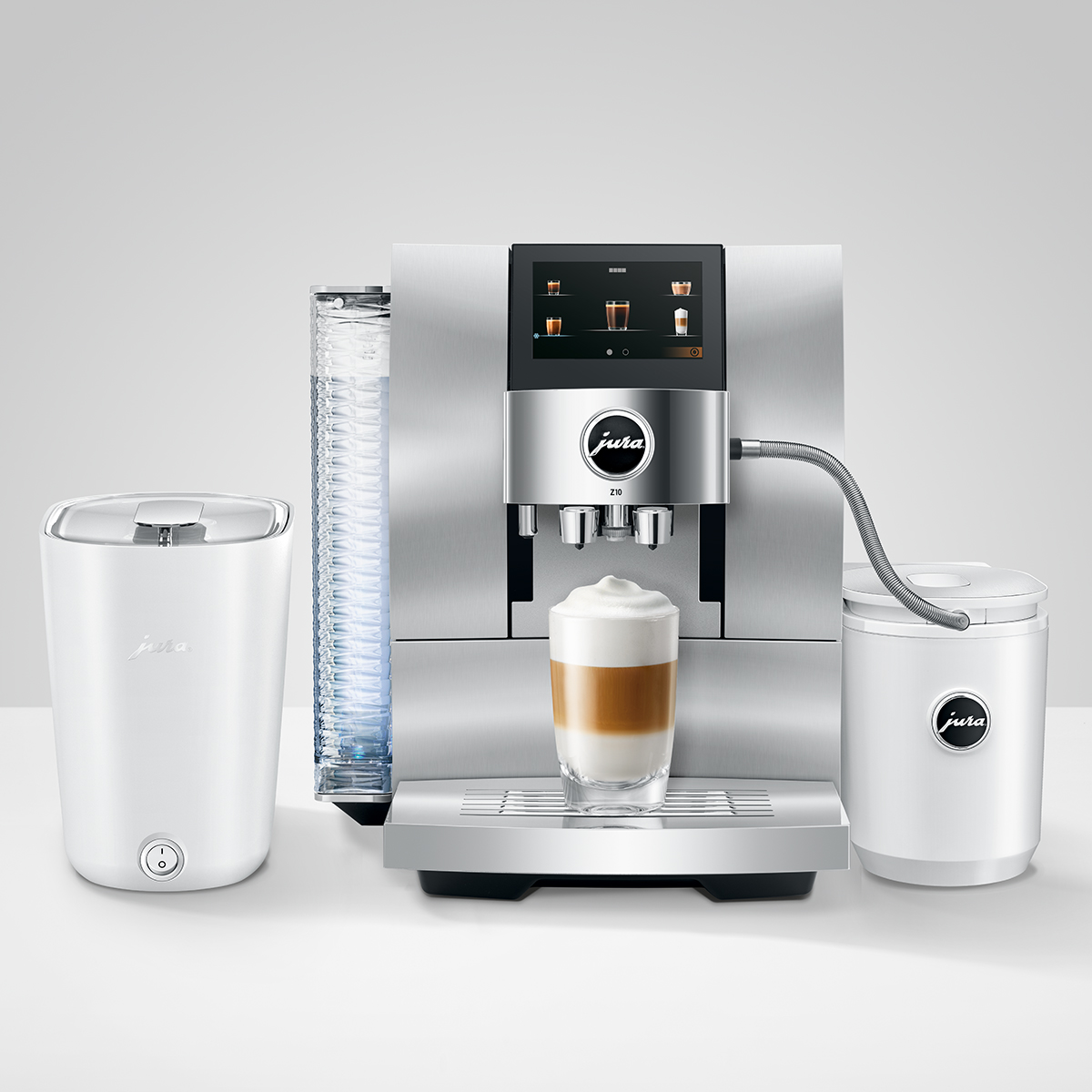 JURA koffiemachine met bijhorende accessoires