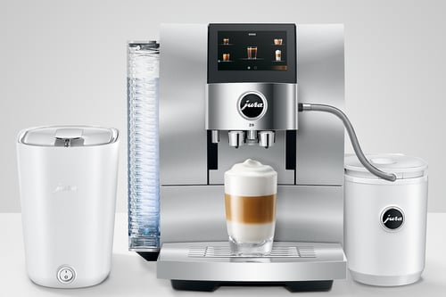 JURA koffiemachine met bijhorende accessoires