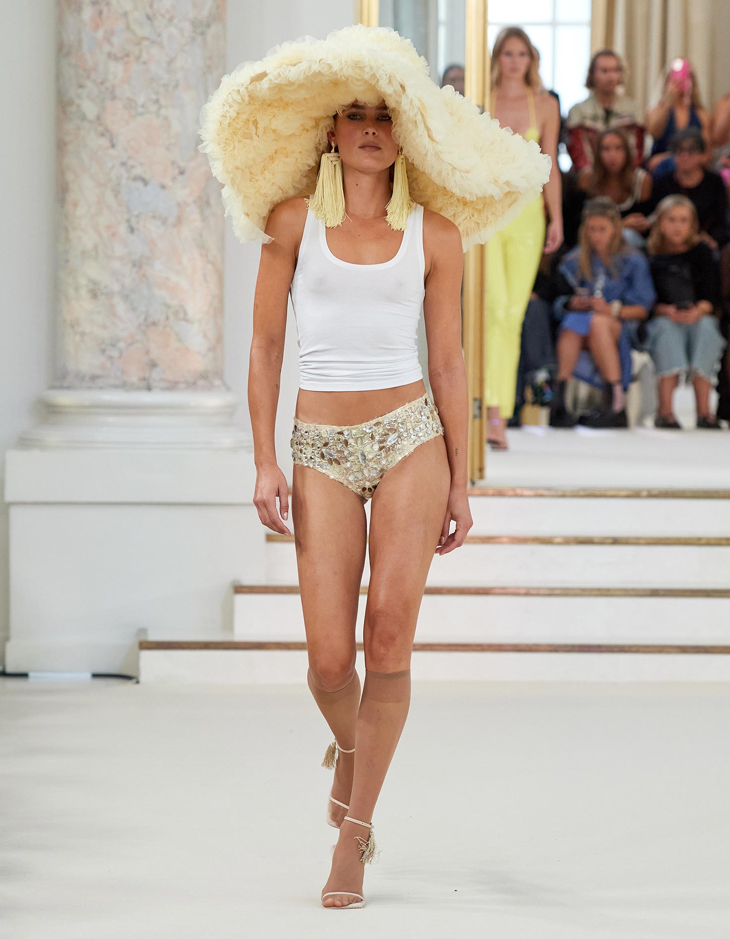gele look rotate catwalk copenhagen fashion week